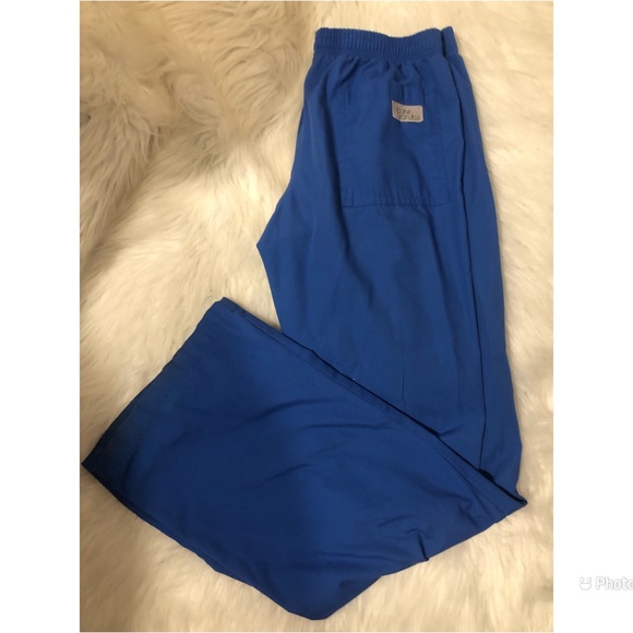 Pants - Blue scrub pants